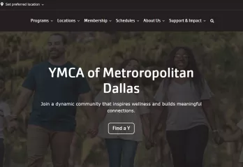 website redesign homepage