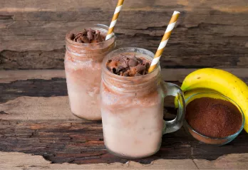 Chocolate Peanut Butter Banana Smoothie