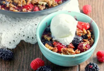 Stove Top Fruit Crumble