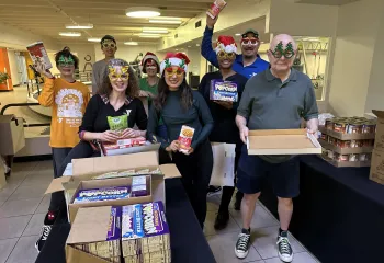 T. Boone Pickens Staff Pack boxes for those in need