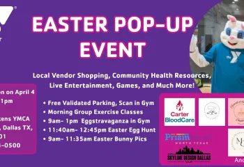 Easter Pop-up Event at T. Boone Pickens YMCA. April 4, 2026, 9:30am