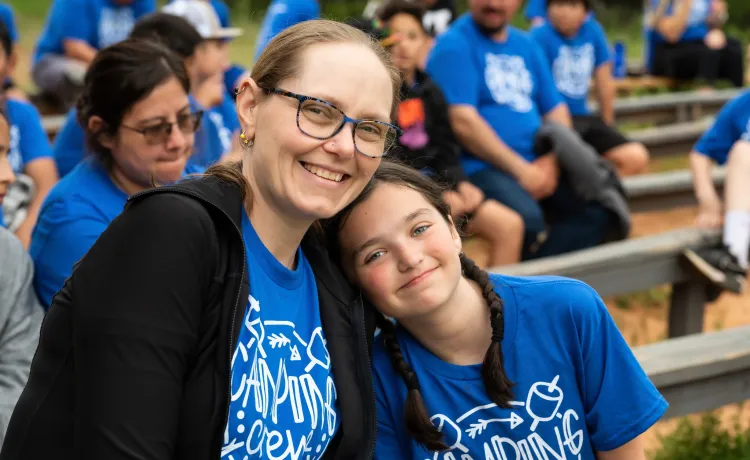 Mom and Daughter at Camp Grady Spruce