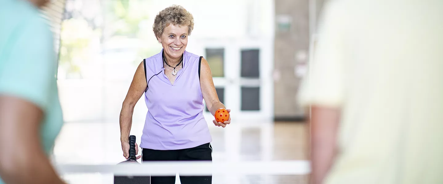 Pickleball game