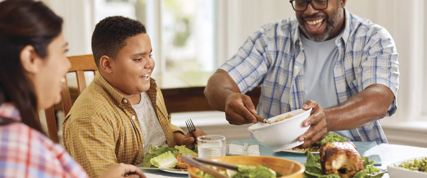 Family Eating Healthy