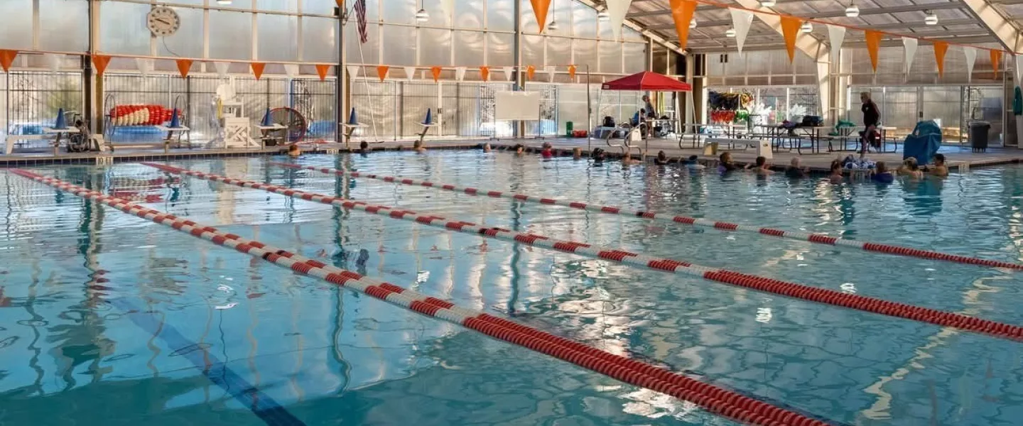 View of the Chilton pool