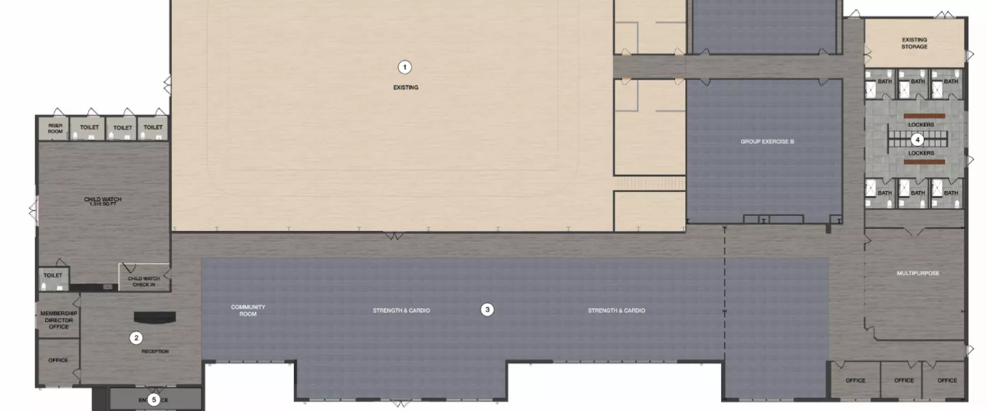 Waxahachie Floor Plan Birds Eye View