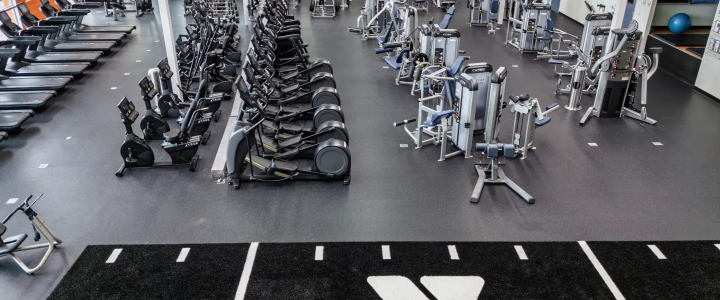 Plano Family YMCA gym facility