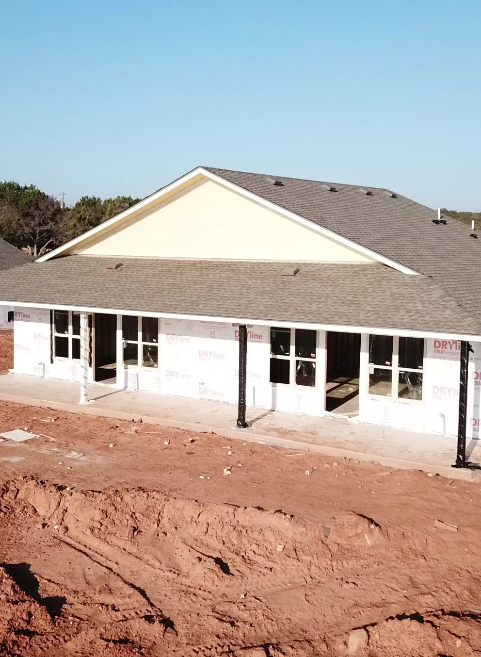Exterior view of Ray Bean Cabins Construction