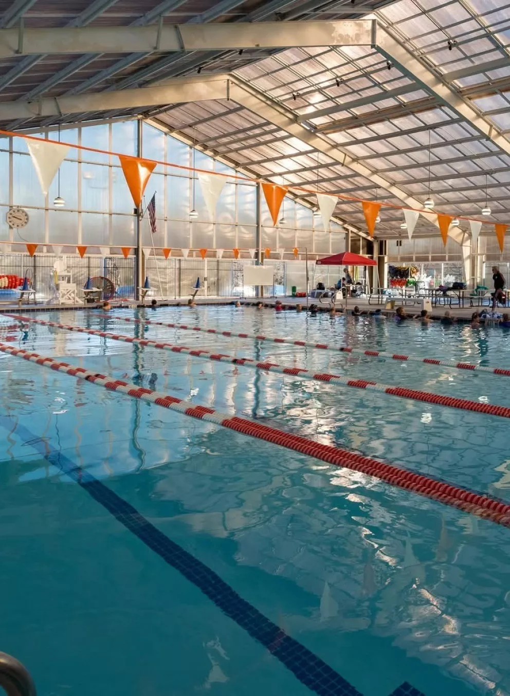 View of the Chilton pool