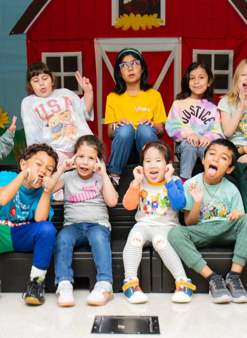 Kids having fun at the YMCA Holiday Camp