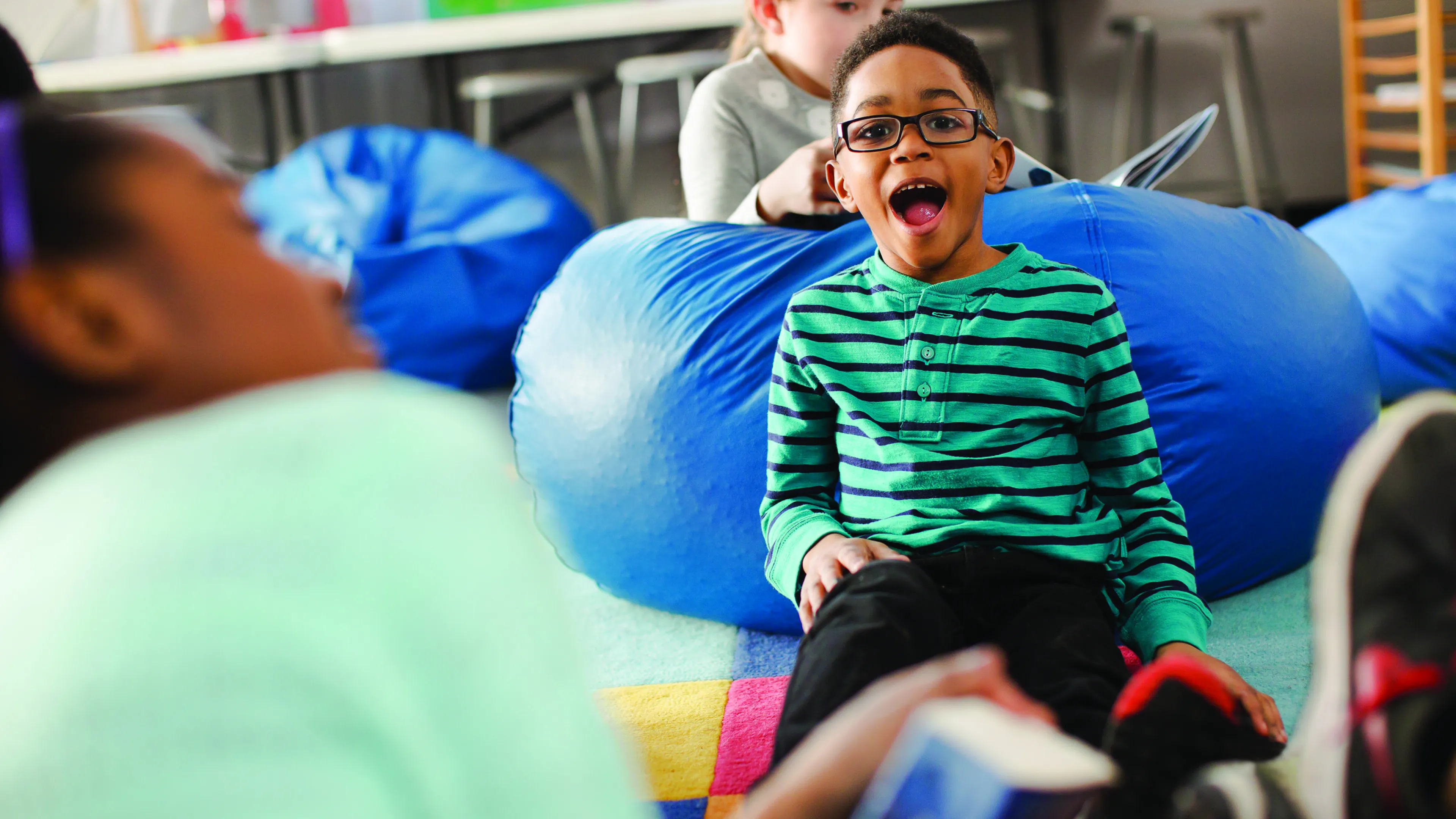 Kid surprised