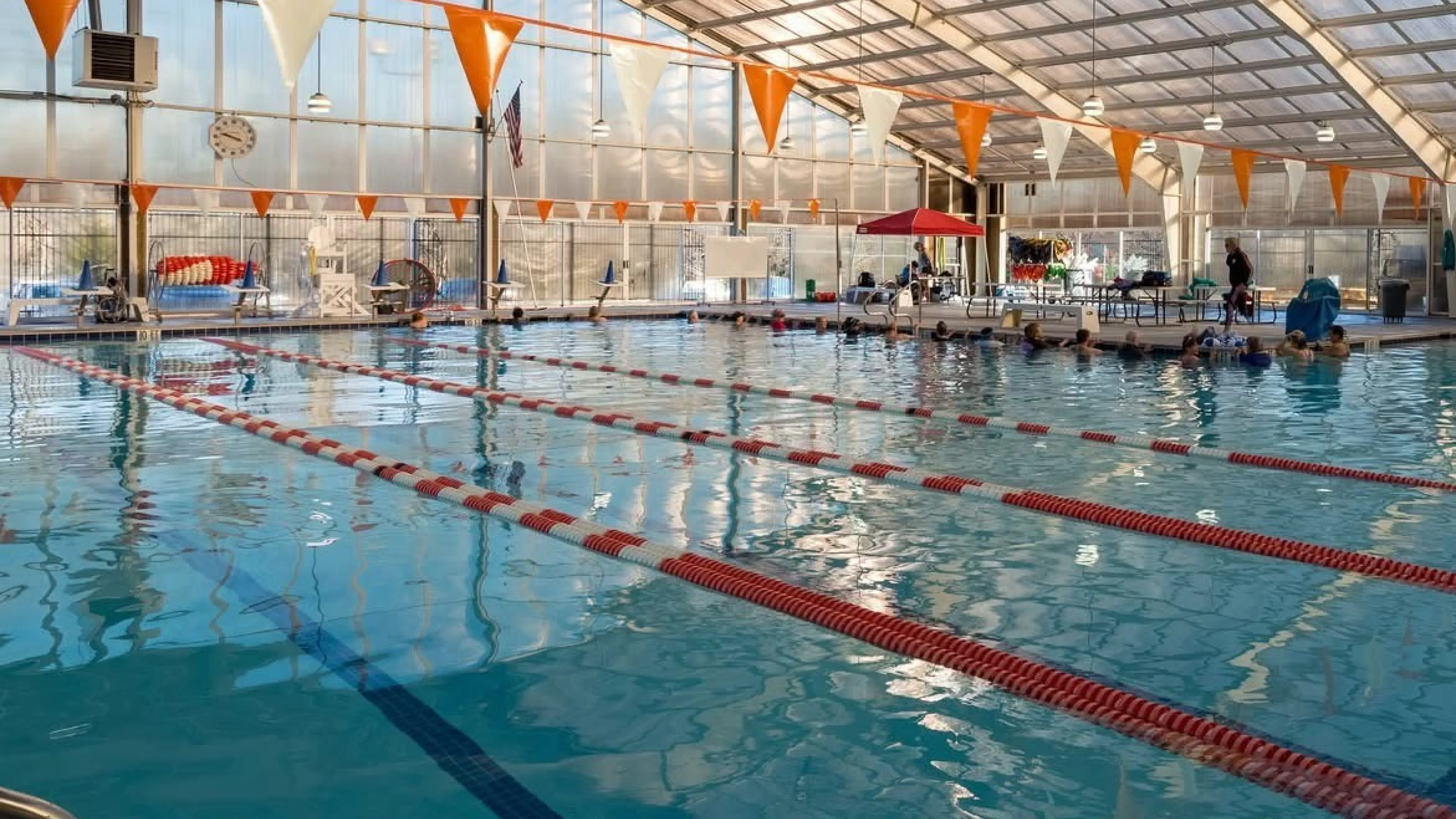 View of the Chilton pool