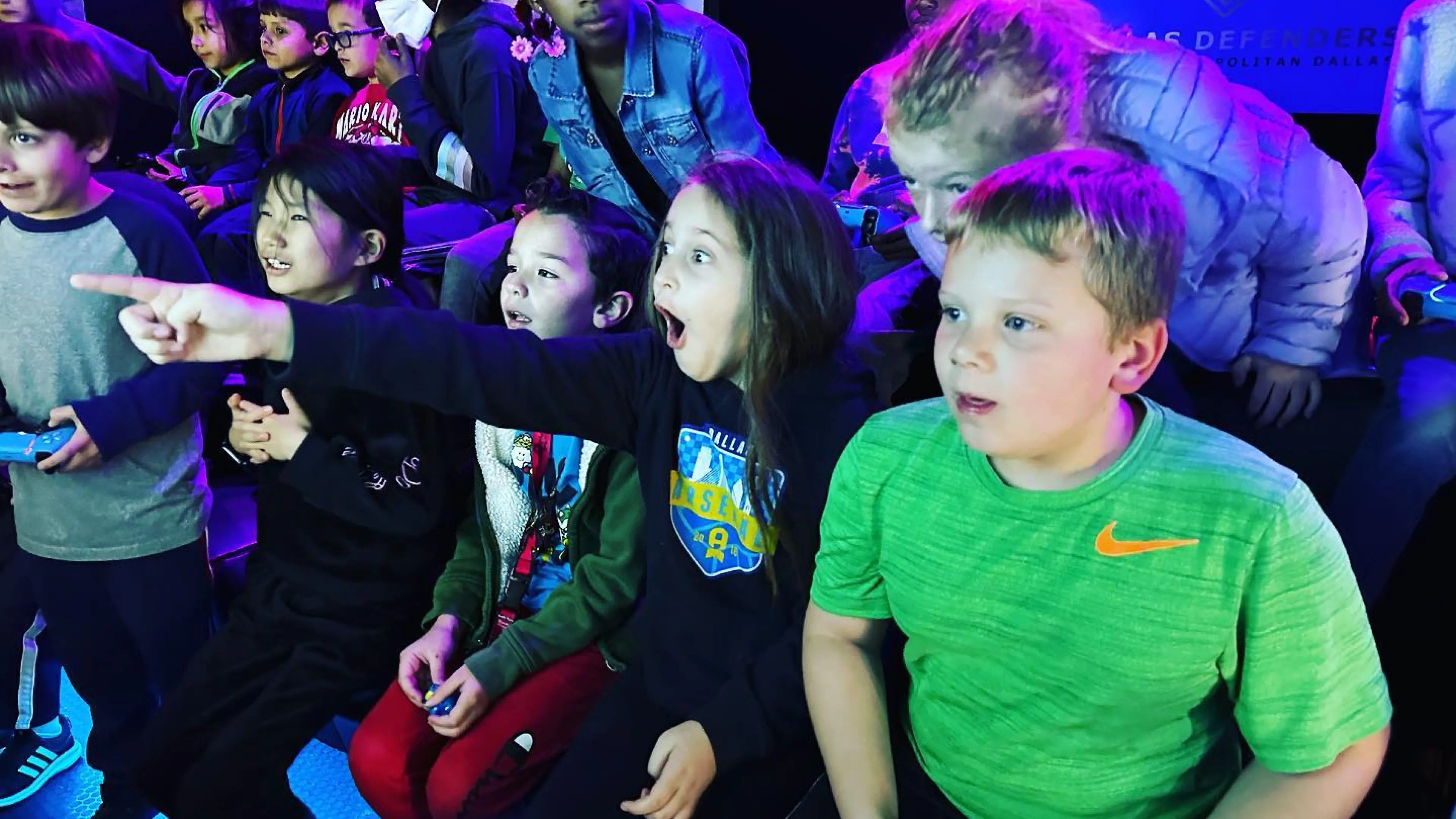 Kids Playing in Game Truck