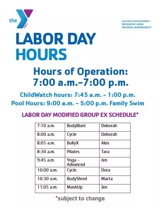 Labor Day Hours