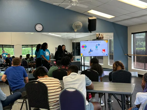 Grant Haliburton Foundation teaching teens about stress and anxiety during camp