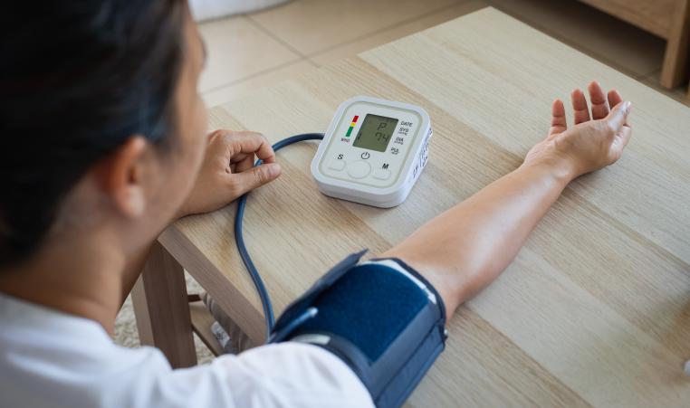 Self monitoring blood pressure