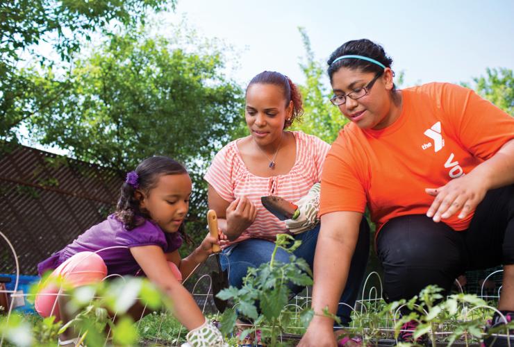 Volunteer Kid Family