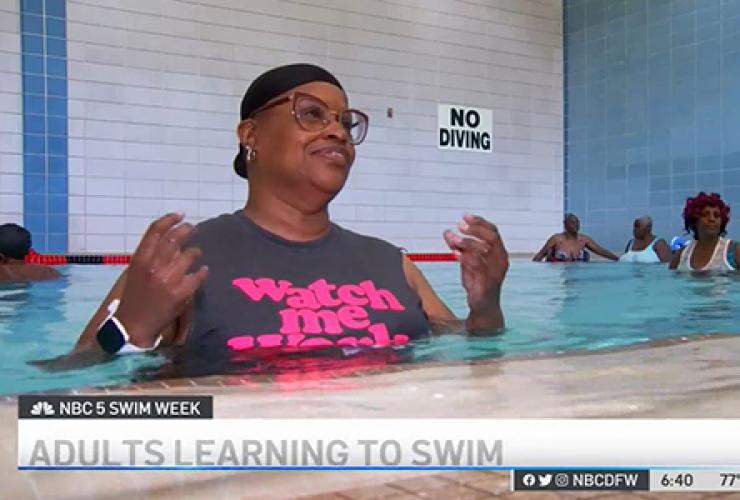 YMCA locations across North Texas offer adult swimming lessons