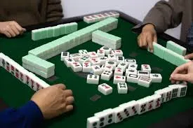 Mahjong Players at Table