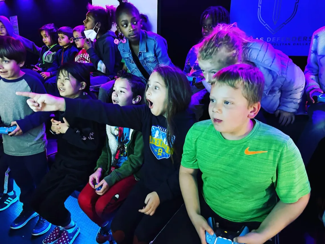 Kids Playing in Game Truck