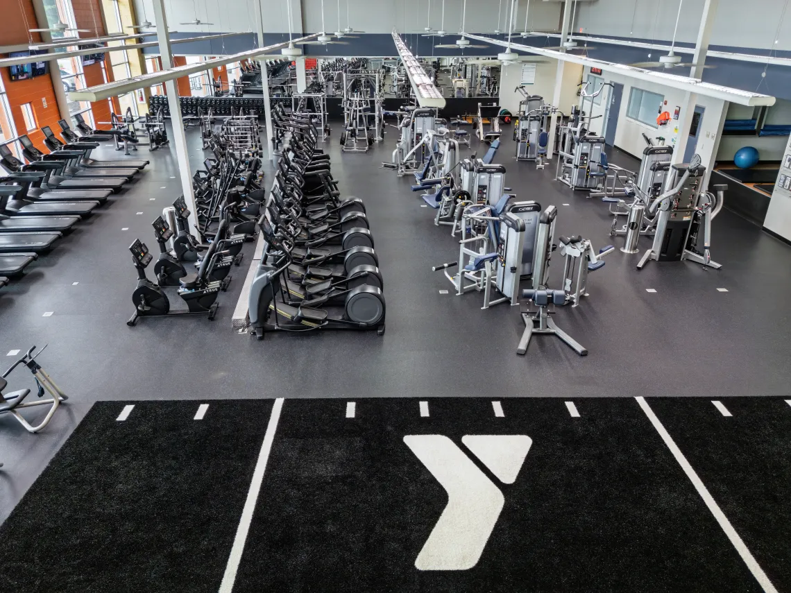 Plano Family YMCA gym facility