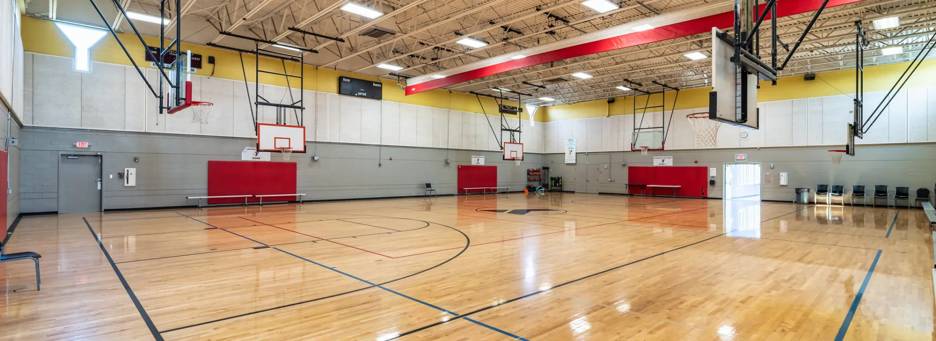 Richardson Basketball Court Wide Shot