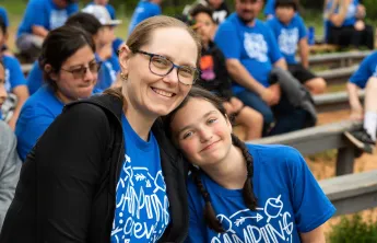 Mom and Daughter at Camp Grady Spruce