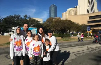 Mica Nix's Family at the Turkey Trot